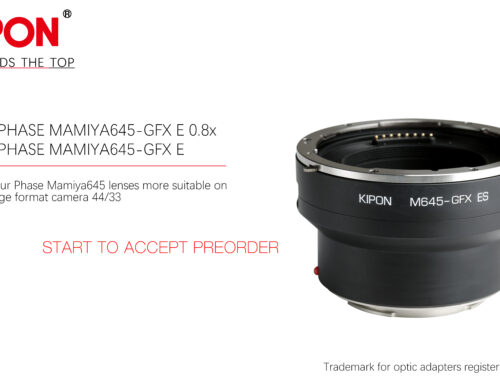 KIPON start to accept preorder for PHASE M645-GFX E Electronic adapters