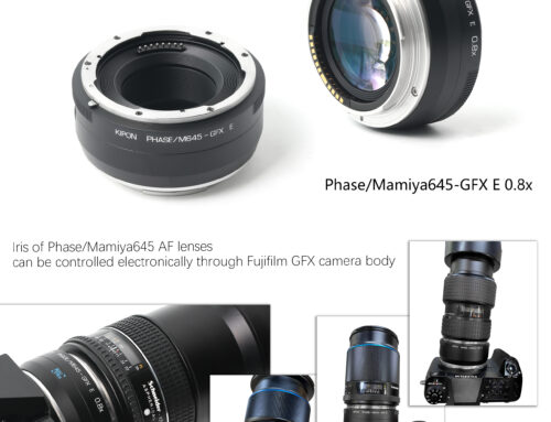 KIPON released firmware for Phase/Mamiya645-GFX E adapter